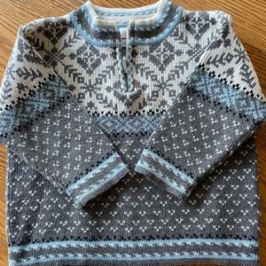 Hanna Andersson Nordic Childs sweater, size 80